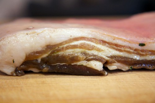 The final result: bacon!