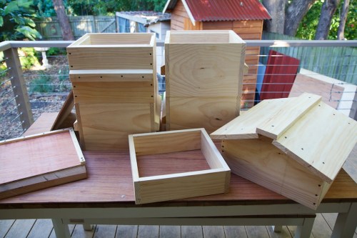 My new set of Warré hives