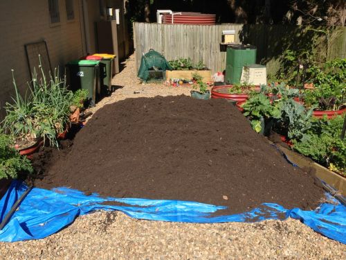 Now that's a big pile of compost!