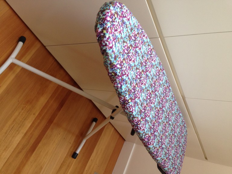The finished ironing board cover