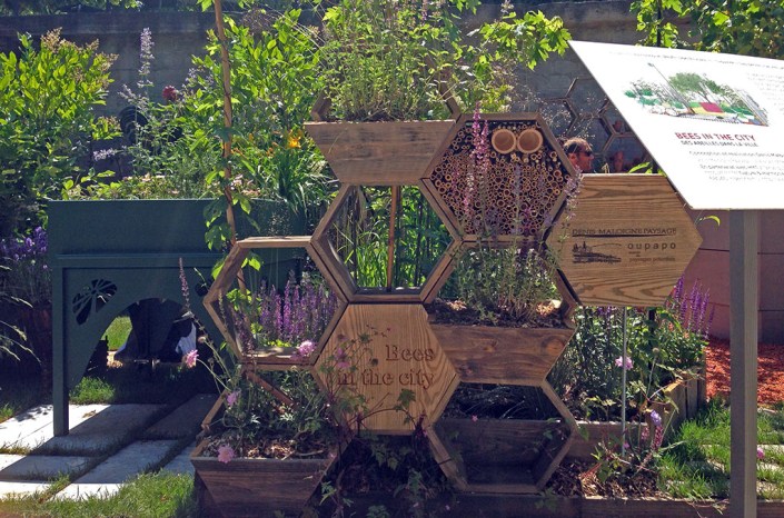Insect hotel meets art installation in Paris.