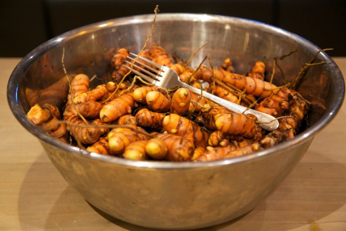 Washed and ready for storage