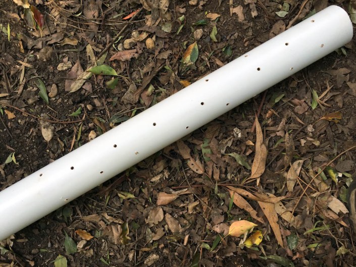 A replacement aeration method, made of out 90mm pipe